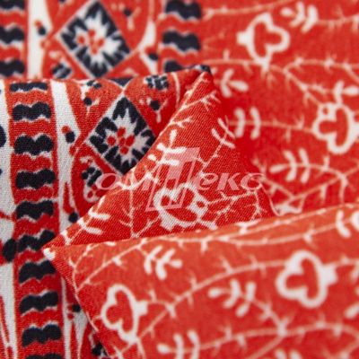 Плательная ткань "Фламенко" 24.1, 80 гр/м2, шир.150 см, принт этнический - купить в Новошахтинске. Цена 241.49 руб.