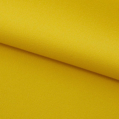 Креп стрейч Амузен 14-0756, 85 гр/м2, шир.150см, цвет жёлтый - купить в Новошахтинске. Цена 196.05 руб.
