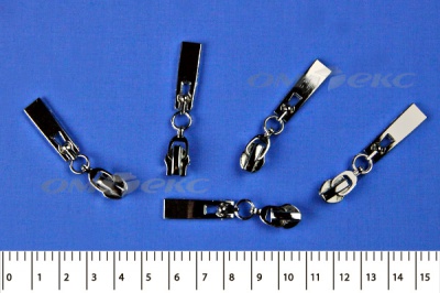 Слайдер декоративный, металлический №1/спираль Т7/никель - купить в Новошахтинске. Цена: 6.29 руб.