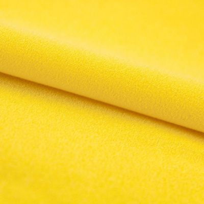 Креп стрейч Амузен 12-0752, 85 гр/м2, шир.150см, цвет жёлтый - купить в Новошахтинске. Цена 194.07 руб.
