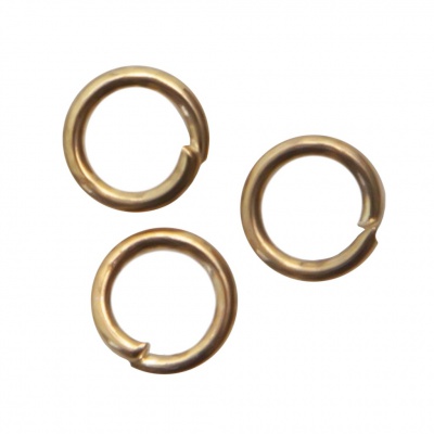 Кольцо  соединительное для бижутерии 4 мм, цв.-золото - купить в Новошахтинске. Цена: 0.41 руб.