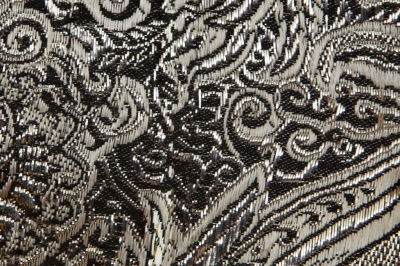 Ткань костюмная жаккард №11, 140 гр/м2, шир.150см, цвет тем.серебро - купить в Новошахтинске. Цена 383.29 руб.