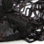 Трикотажное полотно с пайетками, шир.130 см, #311-бахрома чёрная - купить в Новошахтинске. Цена 1 183.35 руб.