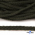Шнур плетеный d-6 мм круглый, 70% хлопок 30% полиэстер, уп.90+/-1 м, цв.1075-хаки - купить в Новошахтинске. Цена: 588 руб.