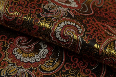Ткань костюмная жаккард, 135 гр/м2, шир.150см, цвет бордо№6 - купить в Новошахтинске. Цена 441.95 руб.