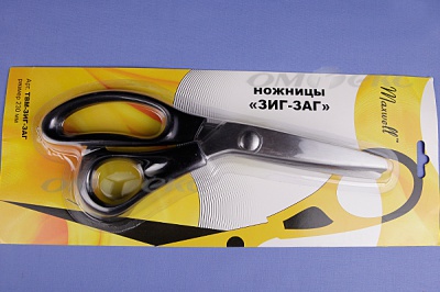 Ножницы ЗИГ-ЗАГ "MAXWELL" 230 мм - купить в Новошахтинске. Цена: 1 041.25 руб.