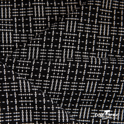 Ткань костюмная "Гарсия" 80% P, 18% R, 2% S, 335 г/м2, шир.150 см, Цвет черный - купить в Новошахтинске. Цена 669.66 руб.