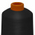 Нитки текстурированные кручёные, намот. 15 000 м, цвет чёрный - купить в Новошахтинске. Цена: 237.24 руб.