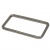 Рамка металлическая прямоугольная, 40 х 15 мм- тём.никель - купить в Новошахтинске. Цена: 4.60 руб.
