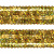 Тесьма с пайетками D16, шир. 20 мм/уп. 25+/-1 м, цвет золото - купить в Новошахтинске. Цена: 778.19 руб.