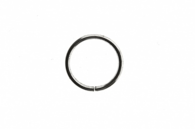 Кольцо металлическое d-15 мм, цв.-никель - купить в Новошахтинске. Цена: 2.45 руб.