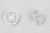 Кнопки пришивные пластиковые 11,5 мм, блистер 24шт, цв.-прозрачные - купить в Новошахтинске. Цена: 59.44 руб.