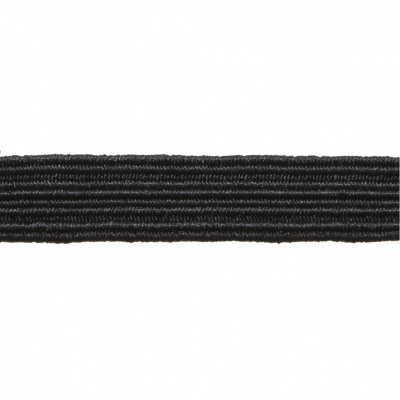 Резинка продежка С-52, шир. 7 мм (20 шт/10 м), цвет чёрный - купить в Новошахтинске. Цена: 1 338.93 руб.