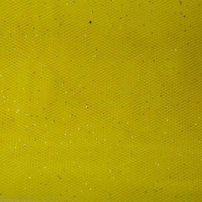 Сетка Глиттер, 24 г/м2, шир.145 см., желтый - купить в Новошахтинске. Цена 117.24 руб.