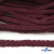 Шнур плетеный d-6 мм круглый, 70% хлопок 30% полиэстер, уп.90+/-1 м, цв.1070-бордовый - купить в Новошахтинске. Цена: 588 руб.